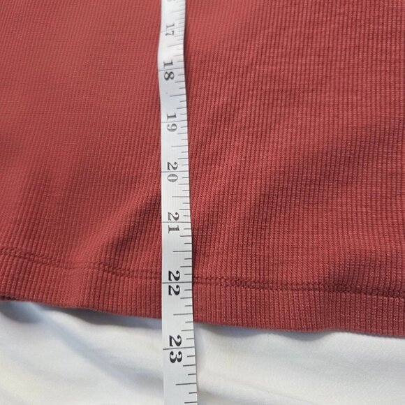 Marine Layer Women's Size Small Puff Sleeve Ribbed Shirt - Picture 6 of 7